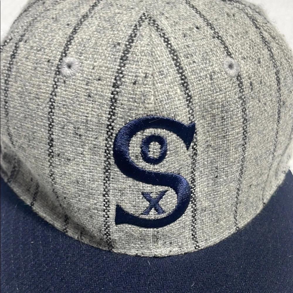 Gray and Blue Sox Cap youth 6 7/8 youth‎